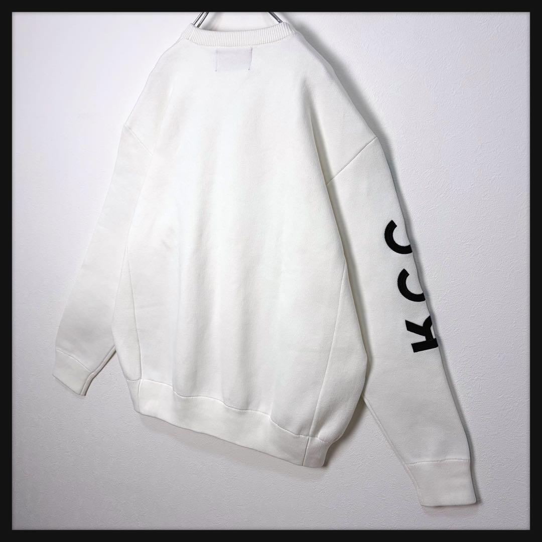 【U馬之介 様購入】FR2ゴルフ アーム刺繍 胸刺繍ロゴ クリーム スウェット