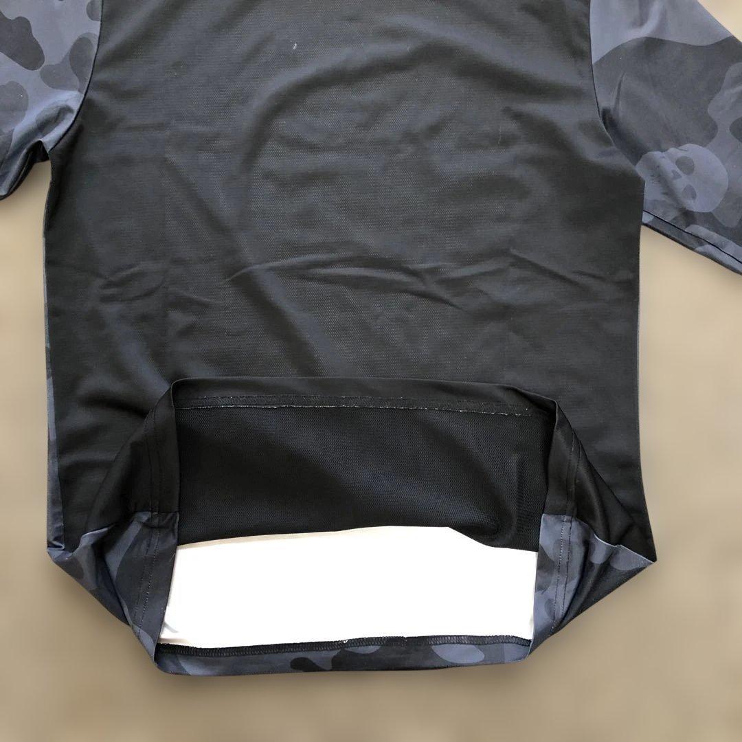 マーク&ロナ　メンズゴルフカモフラージュ長袖ハイネックシャツ