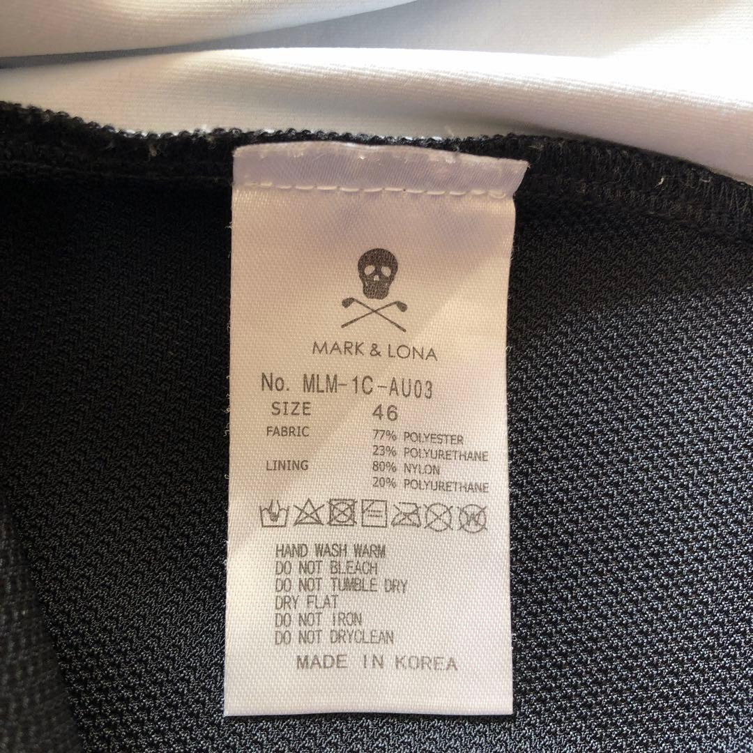 マーク&ロナ　メンズゴルフカモフラージュ長袖ハイネックシャツ