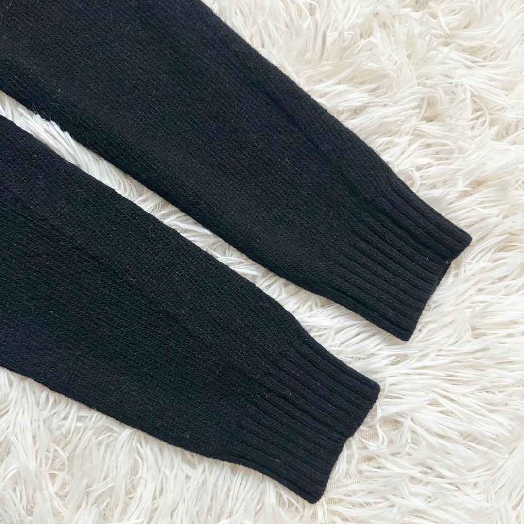 ブルーレーベルクレストブリッジ モヘヤ混 タートルネックニットワンピース M