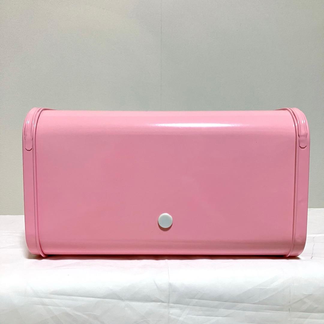 【貴重・レア】かわいいストロベリー柄♡いちご柄♡ブレッドケース♡ホーロー♡