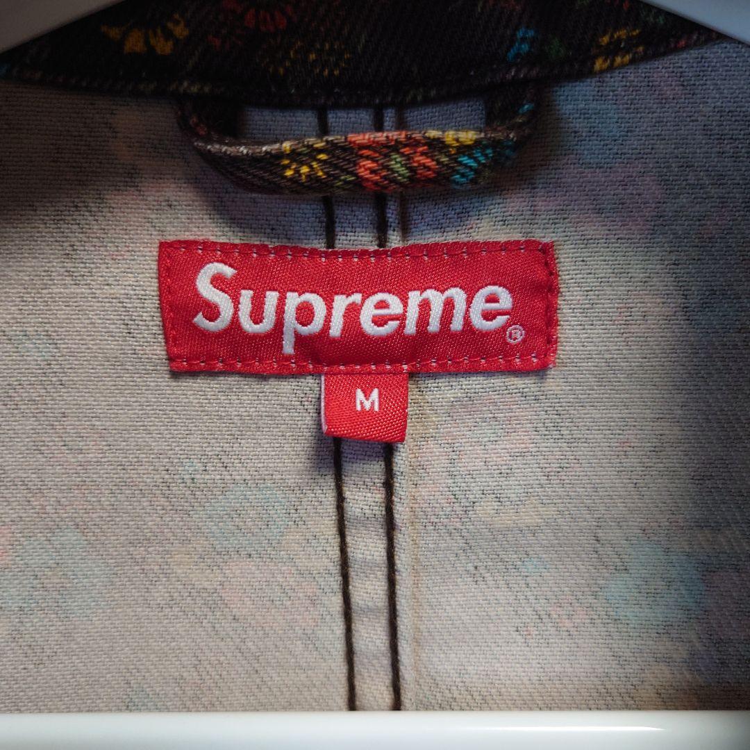 美品 Supreme 22SS Denim Chore Coat Flowers