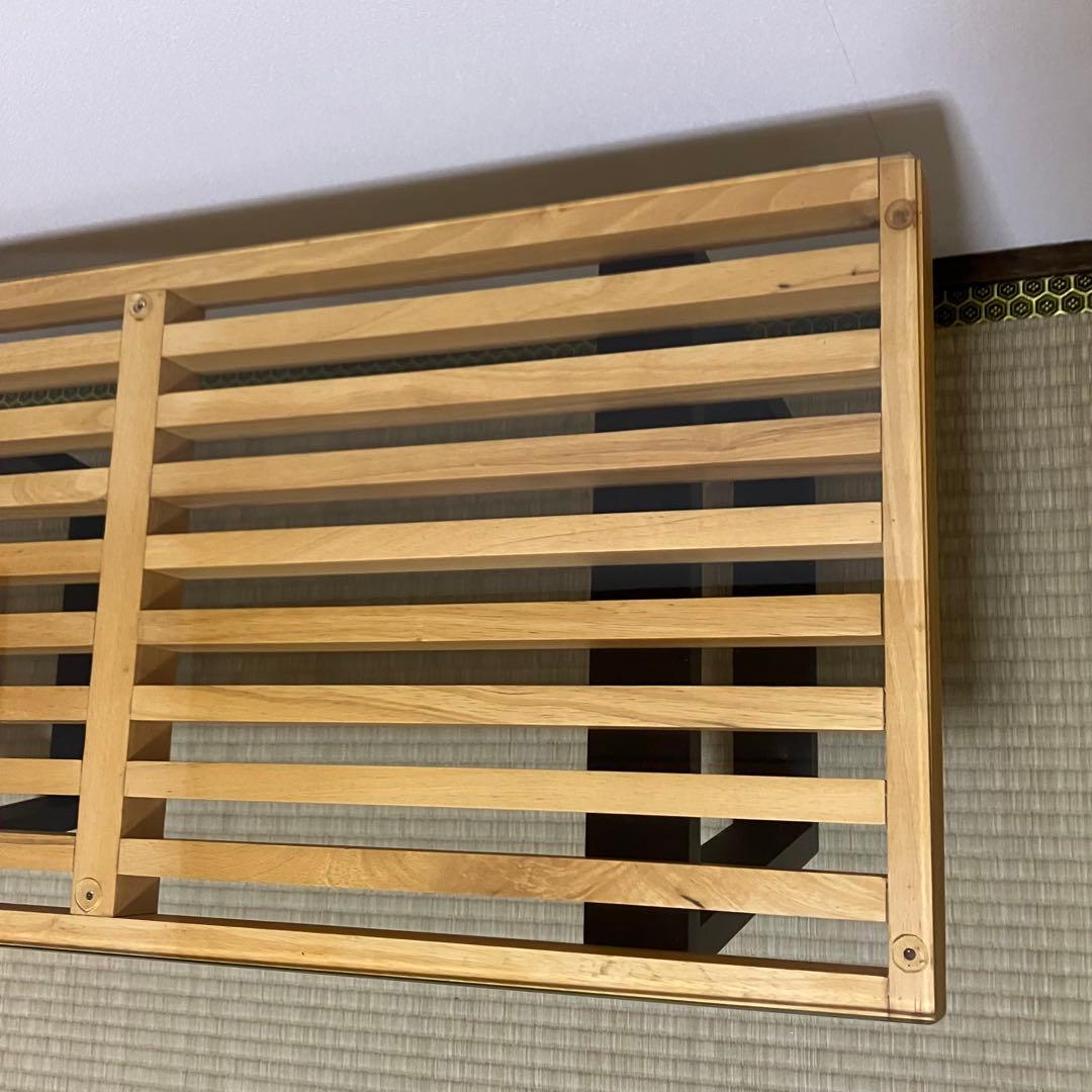 ネルソンベンチ風・リプロダクト・ミッドセンチュリーモダン・ガラス天板付