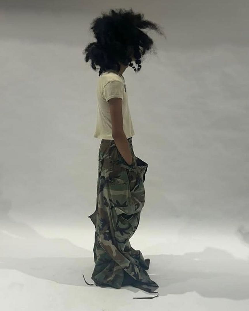 パンツ guttertm Double Layer Pants Camo baggy