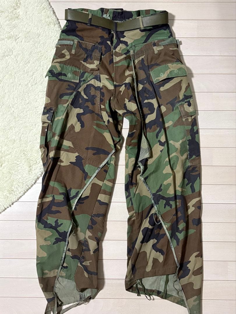 パンツ guttertm Double Layer Pants Camo baggy