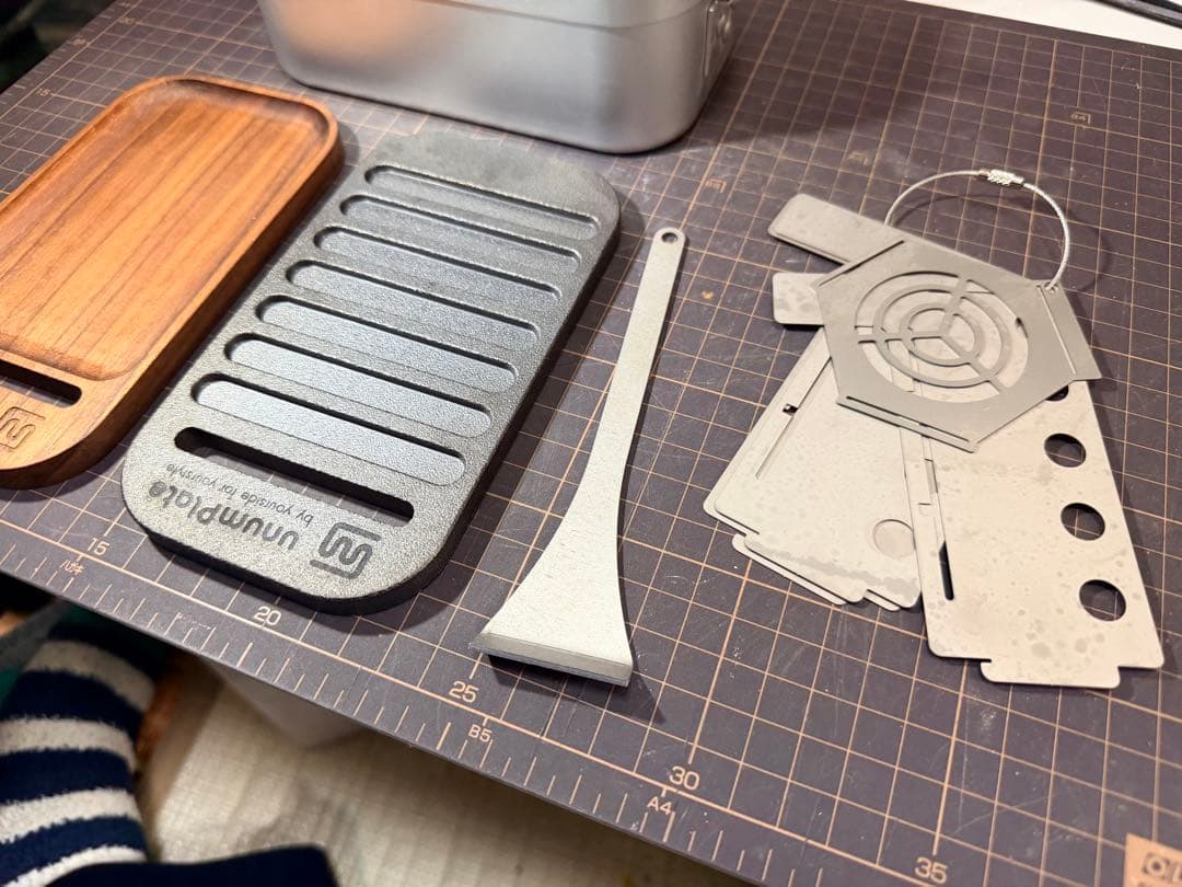 ユーナムプレート unumPlate グリルプレート ソロキャン用