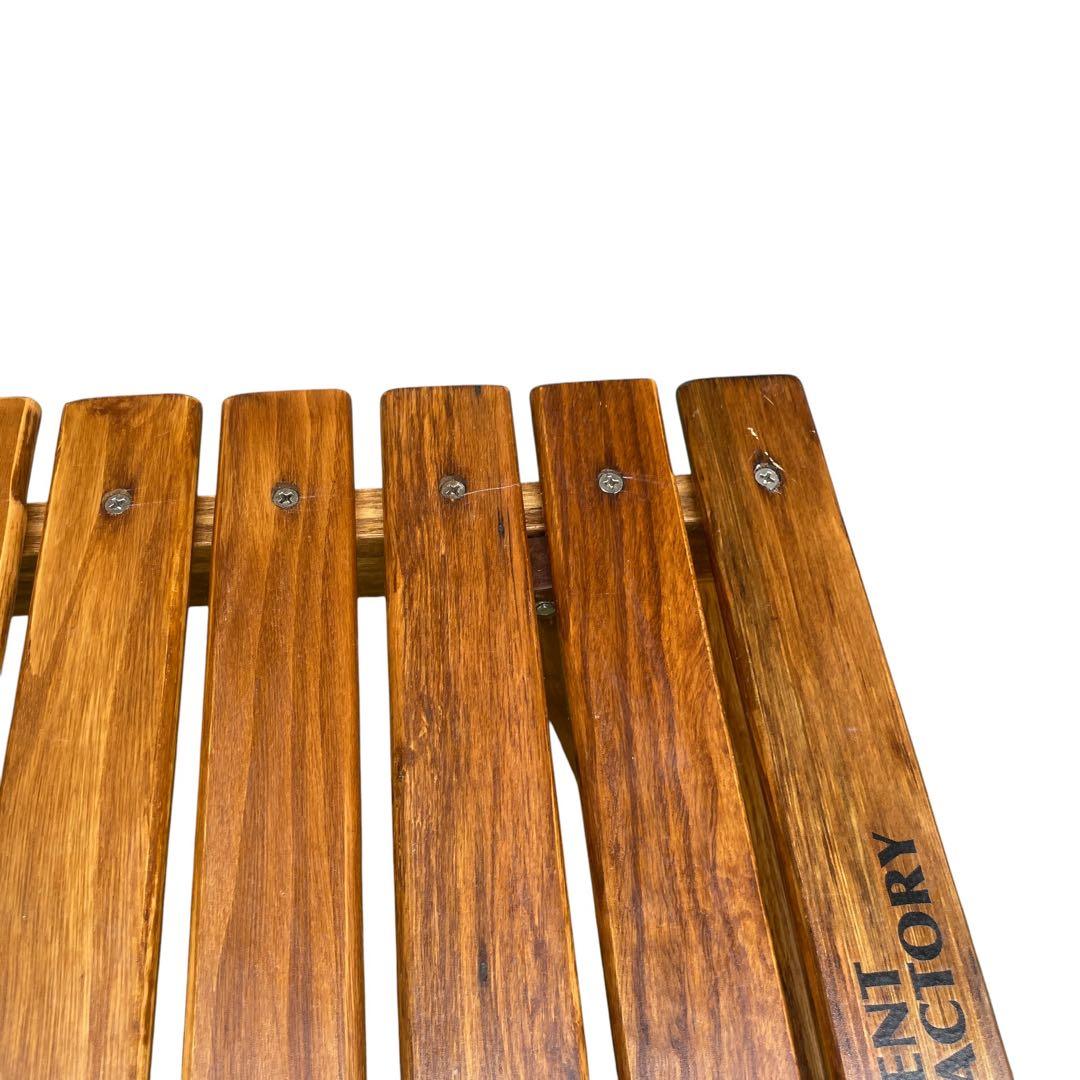 テントファクトリー ウッドライン グランドテーブル＆ラウンジャー 3点セット