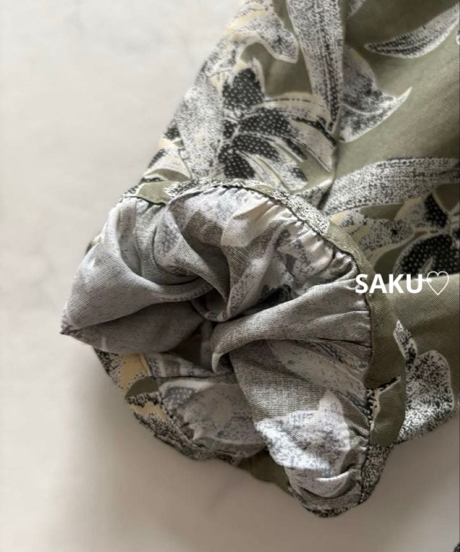 みほ様❣️37400円 L'Appartement フラワープリントラップドレス