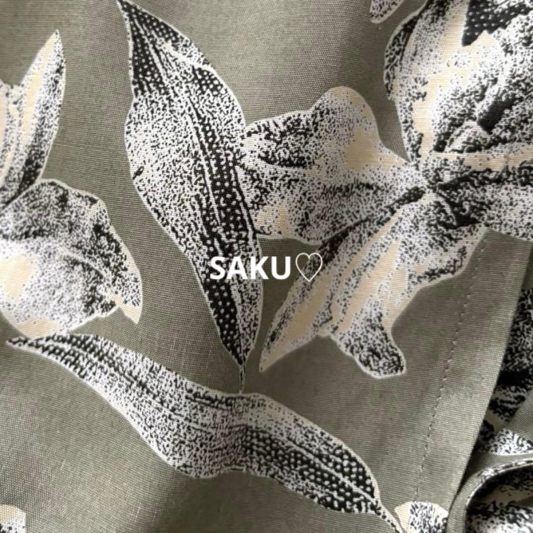 みほ様❣️37400円 L'Appartement フラワープリントラップドレス