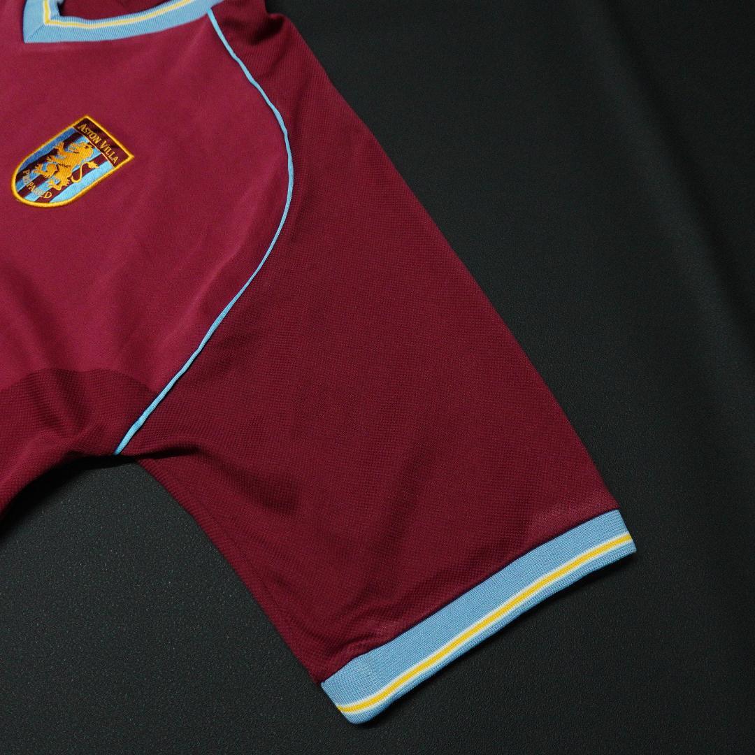 DIADORA 2001-02 Aston Villa ゲームシャツ