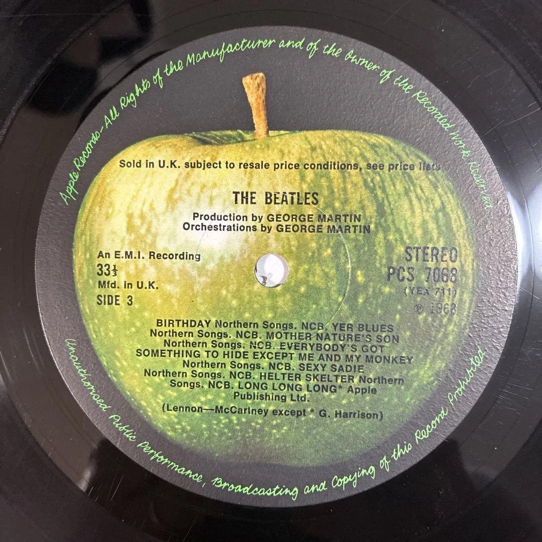 ビートルズ 名盤 レコード ホワイトアルバム UKオリジナル盤