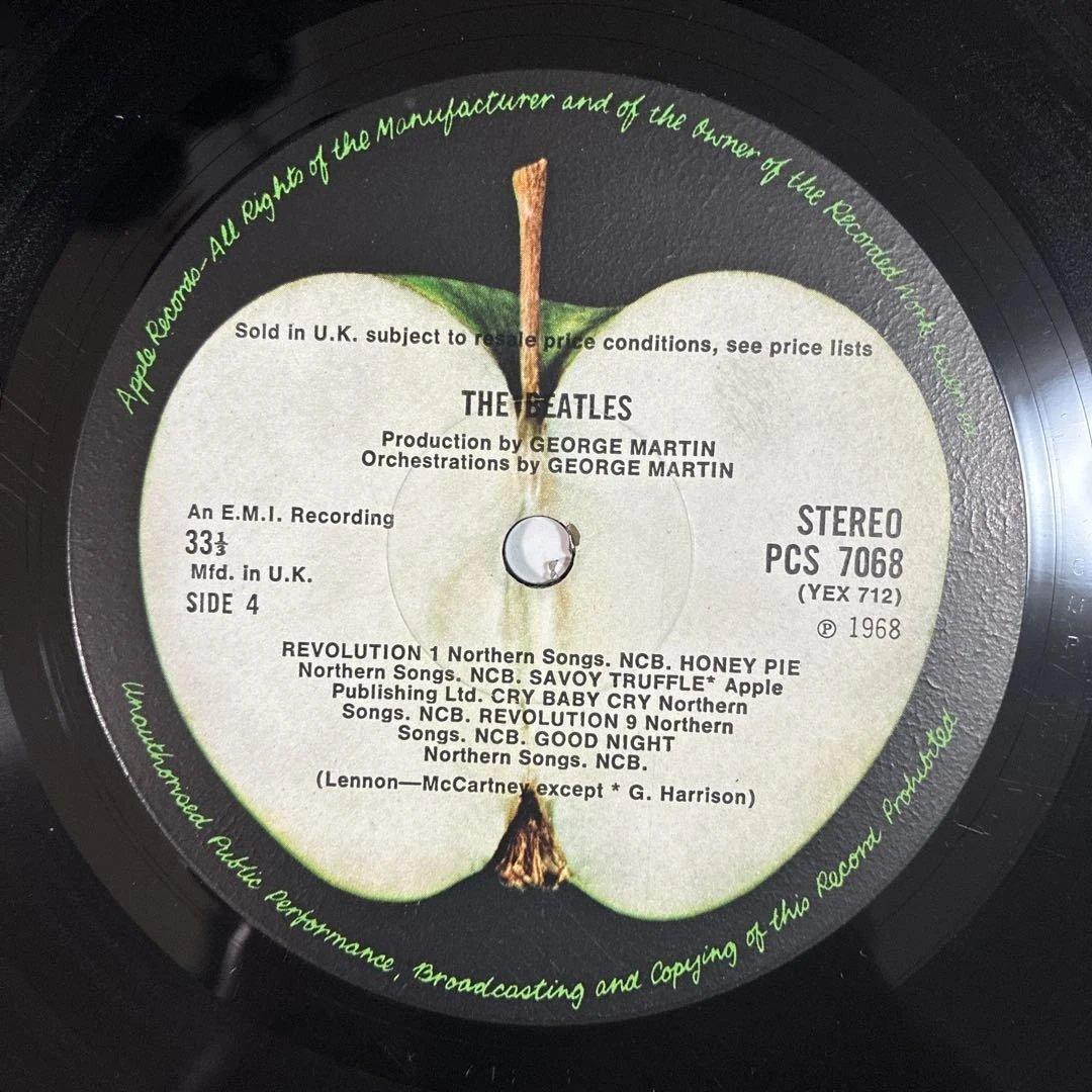 ビートルズ 名盤 レコード ホワイトアルバム UKオリジナル盤