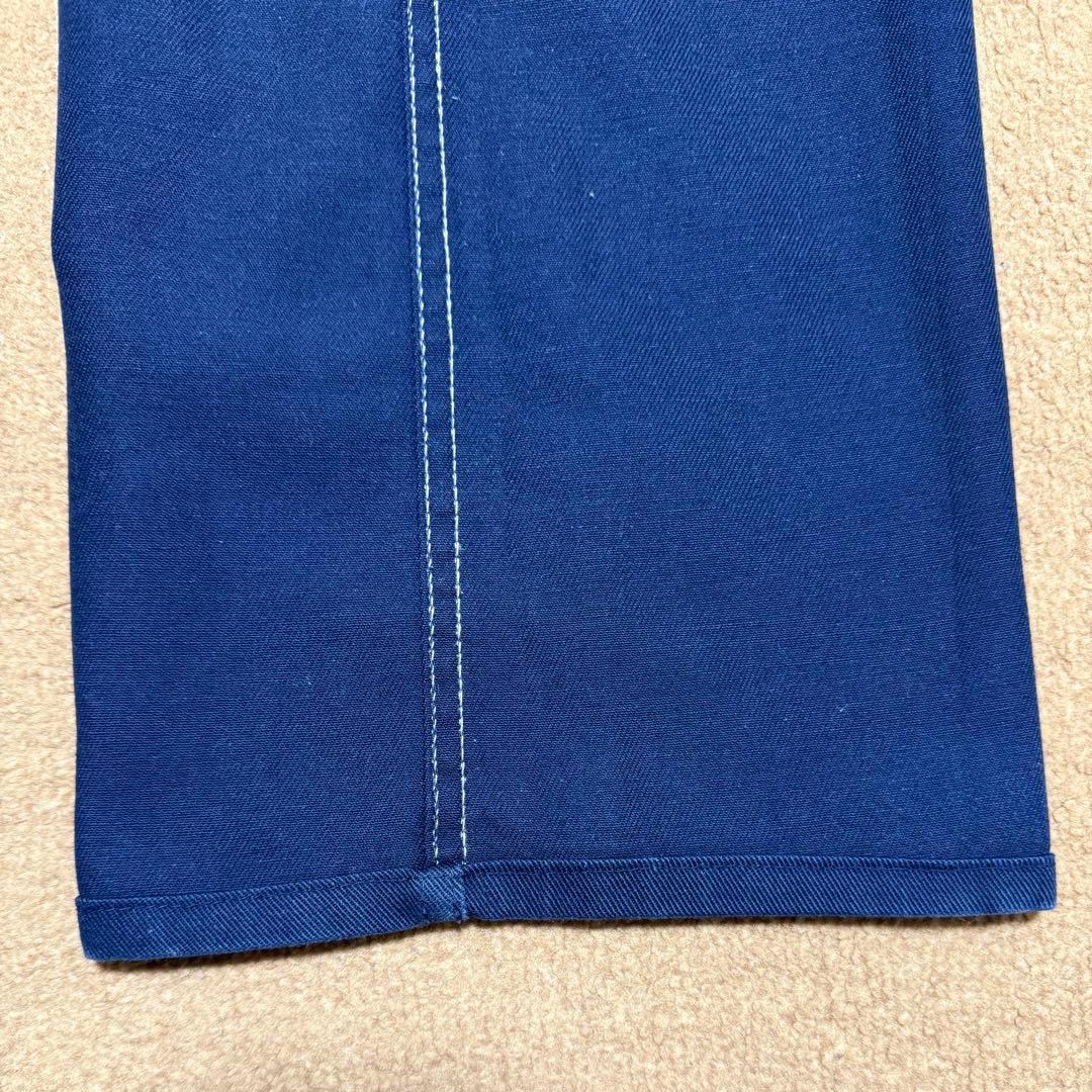 70s BEN DAVIS フリスコパンツ ネイビー 実寸33×29