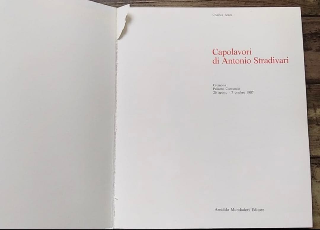 週末SALE レア ストラディヴァリウス 作品集 洋書 イタリア語 英語