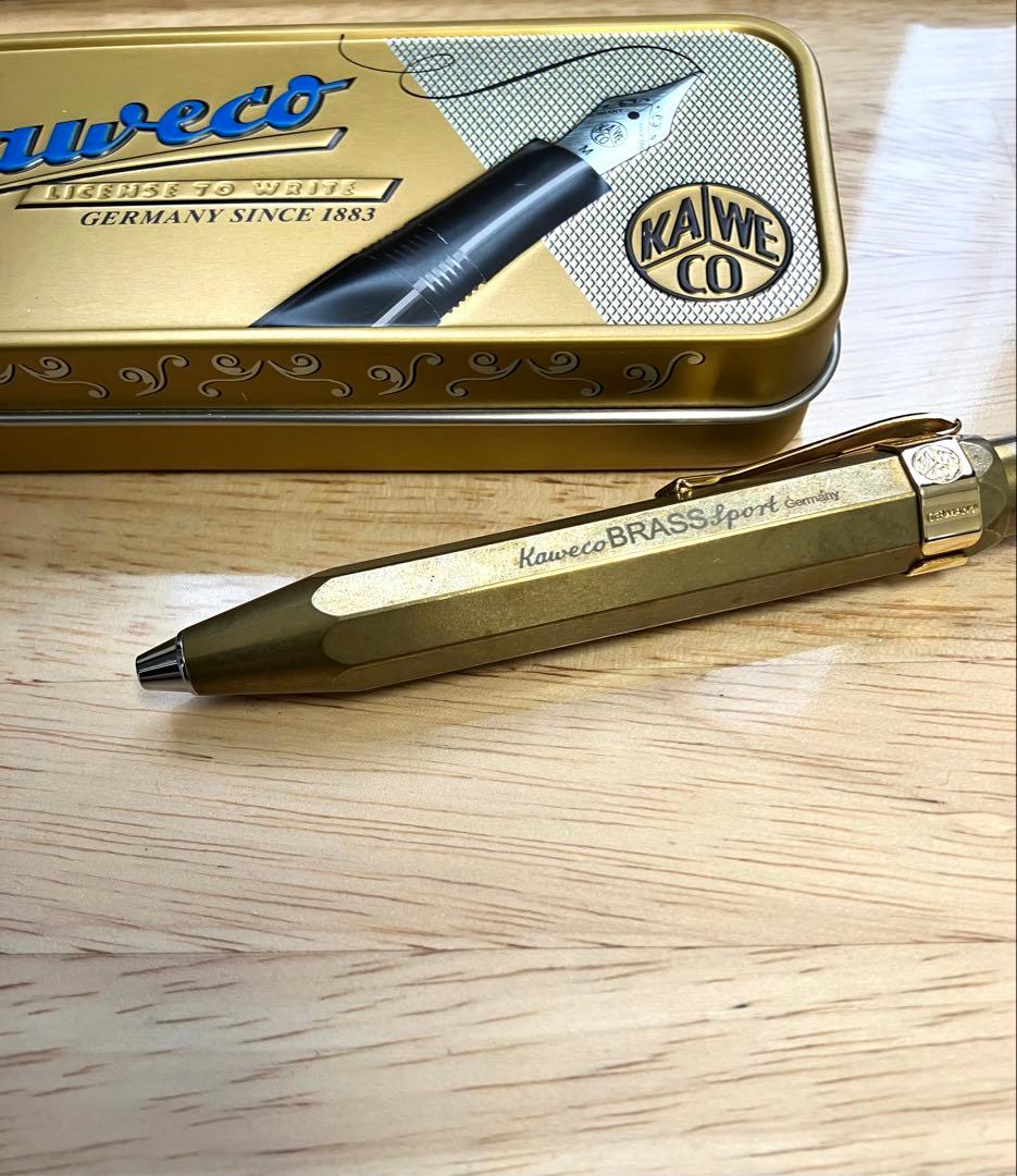 カヴェコ KAWECO 油性ボールペン ブラススポーツ ブラス ノック式