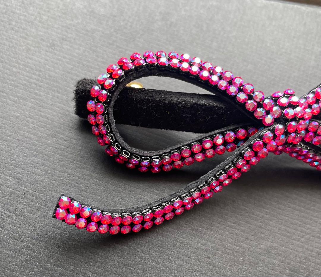 accca ブリジット リボンバレッタ 限定ピンク