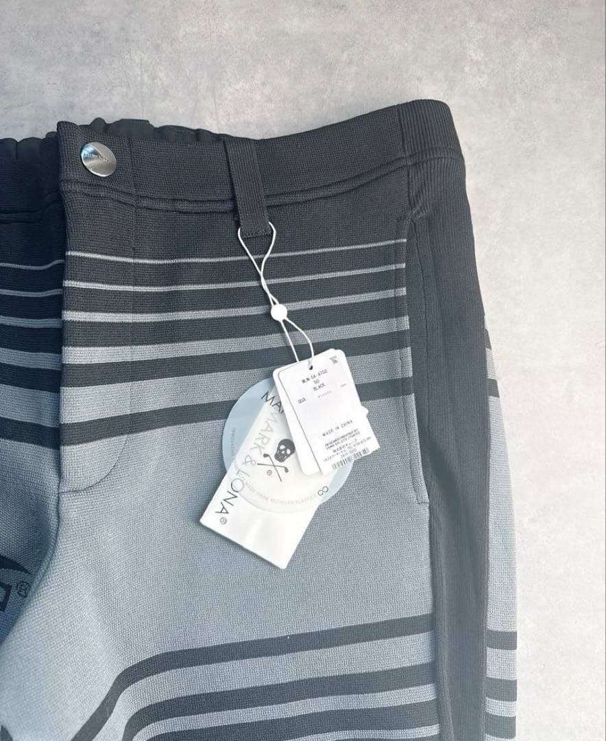 新品★ MARK&LONA ニットリブ ジョガーパンツ マーク＆ロナ スウェット