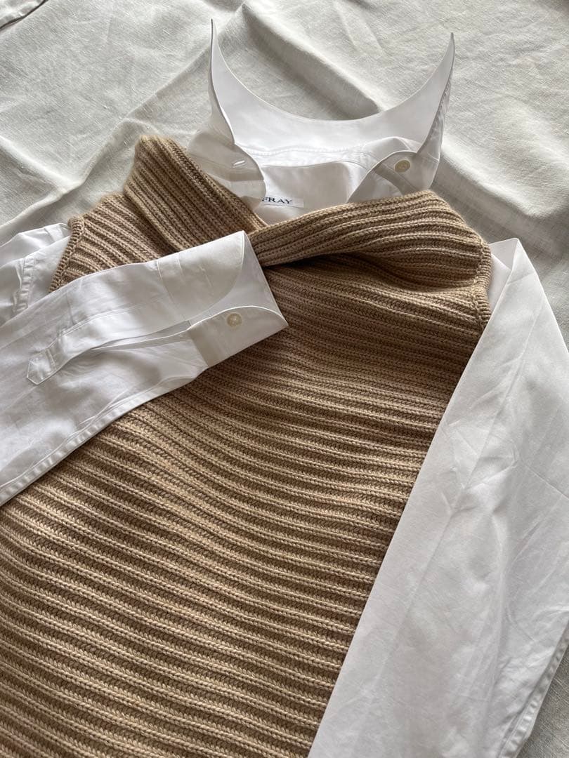 JOSEPH ジョセフ　シルクカシミア　ニットジレ　美品