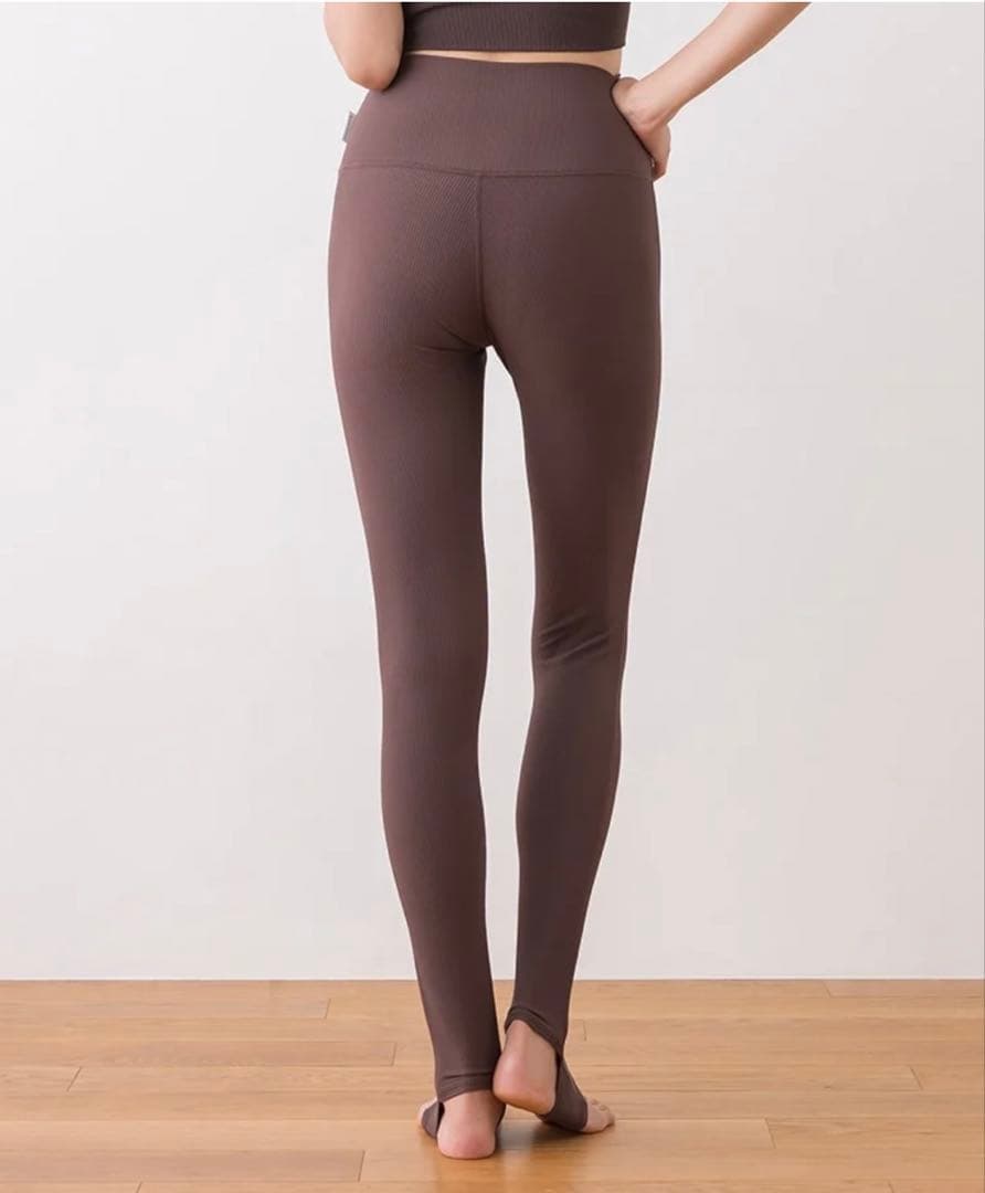 美品 LAVA ブラウン ハイウエスト ヨガウェア ヨガパンツ 茶色