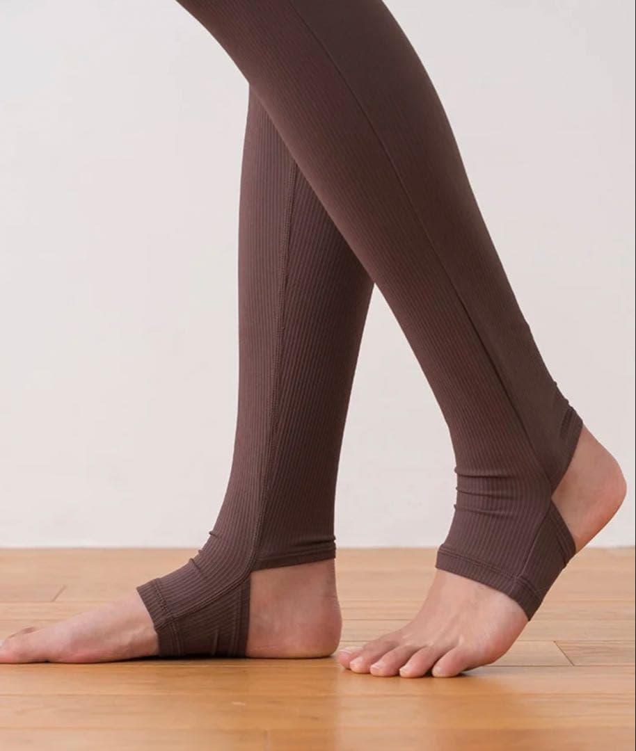 美品 LAVA ブラウン ハイウエスト ヨガウェア ヨガパンツ 茶色