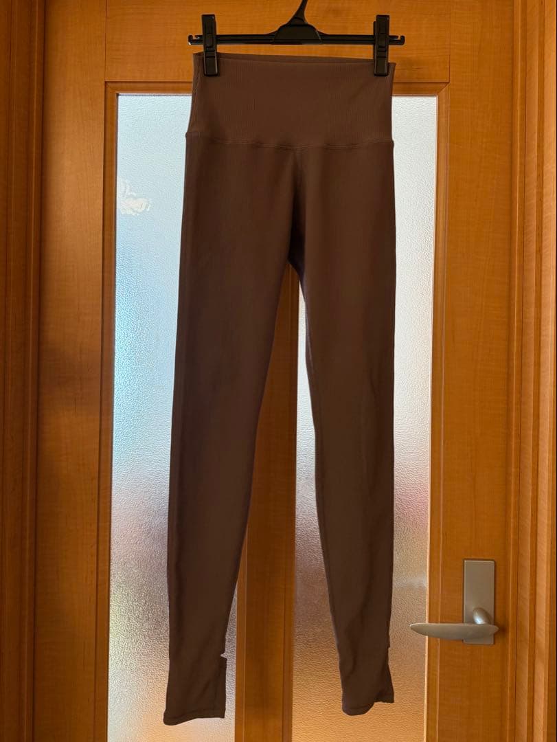 美品 LAVA ブラウン ハイウエスト ヨガウェア ヨガパンツ 茶色
