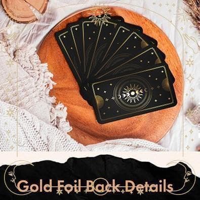 【正規品タロットカード】海外人気クリエイター✨モダンカラーのタロットカード／金縁