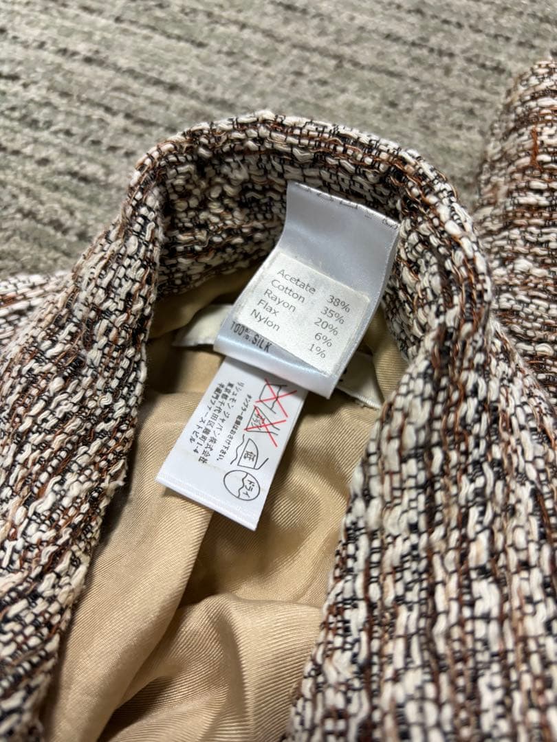 Chloe ツイードジャケット　ベージュ