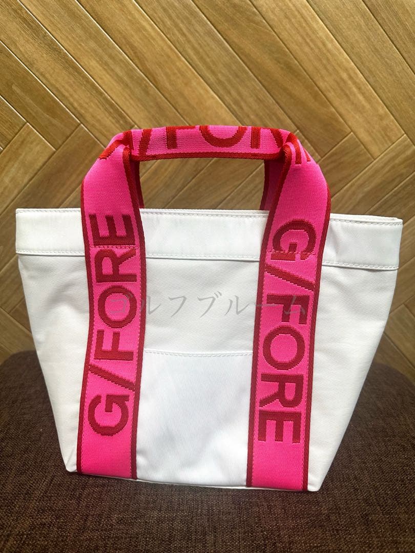 セール❣️☆新作☆G/FOREジーフォア　トートバック　ホワイト×ピンク