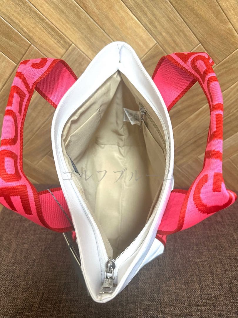 セール❣️☆新作☆G/FOREジーフォア　トートバック　ホワイト×ピンク