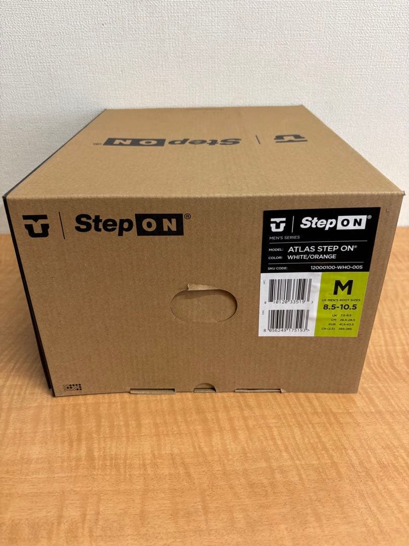 UNION ユニオンATLAS Step On M WHT/ORG 新品未使用