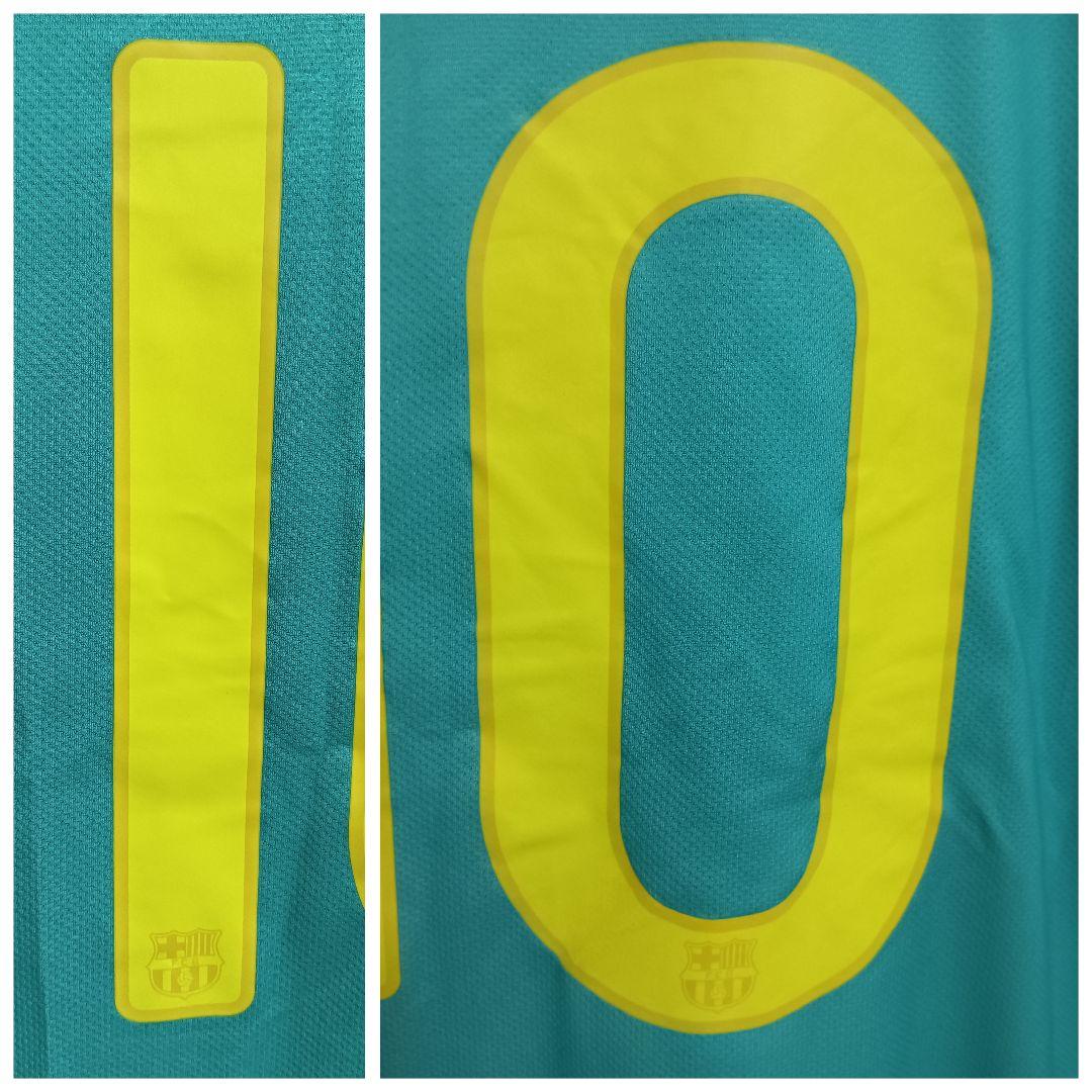 正規品 ナイキ バルセロナ メッシ ユニフォーム 10/11アウェイL 紙タグ付