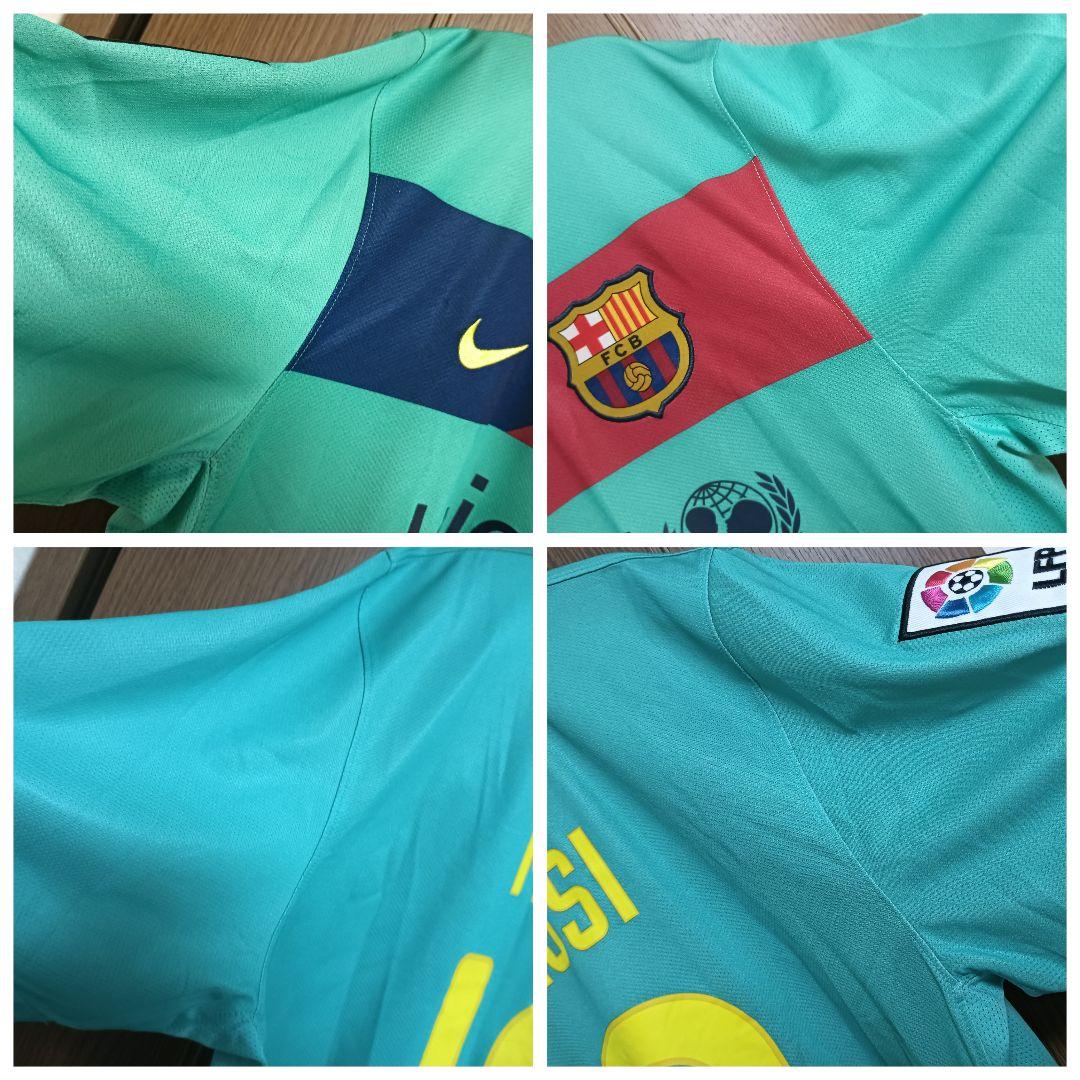 正規品 ナイキ バルセロナ メッシ ユニフォーム 10/11アウェイL 紙タグ付