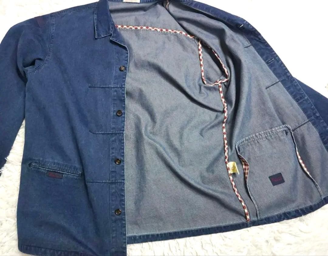 パパス　カバーオール　インディゴ　デニムジャケット　日本製