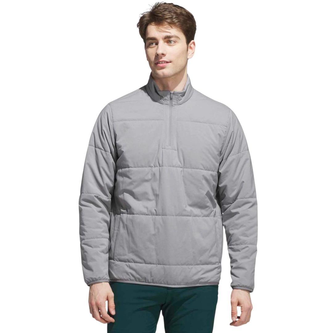 アディダス ゴルフ XL 中綿 ジャケット アウター ジャンパー グレー