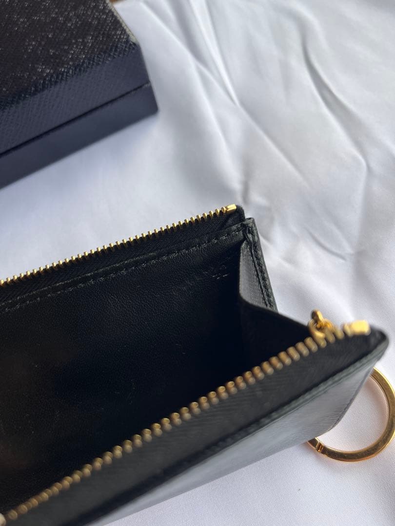 PRADA プラダ ケース キーケース フラグメントケース ブラック