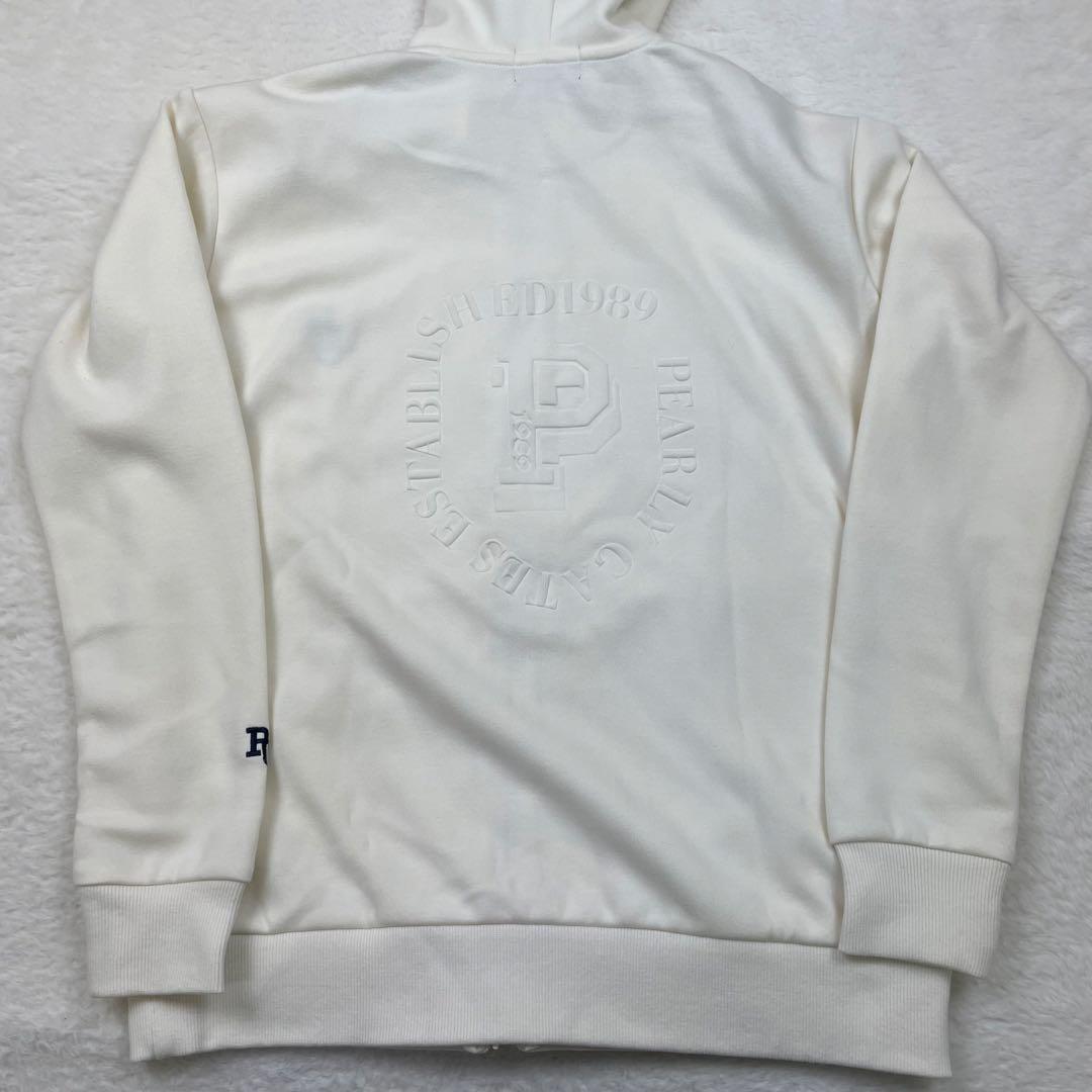美品　PEARLY GATES フルジップフーディ ホワイト　パーカー