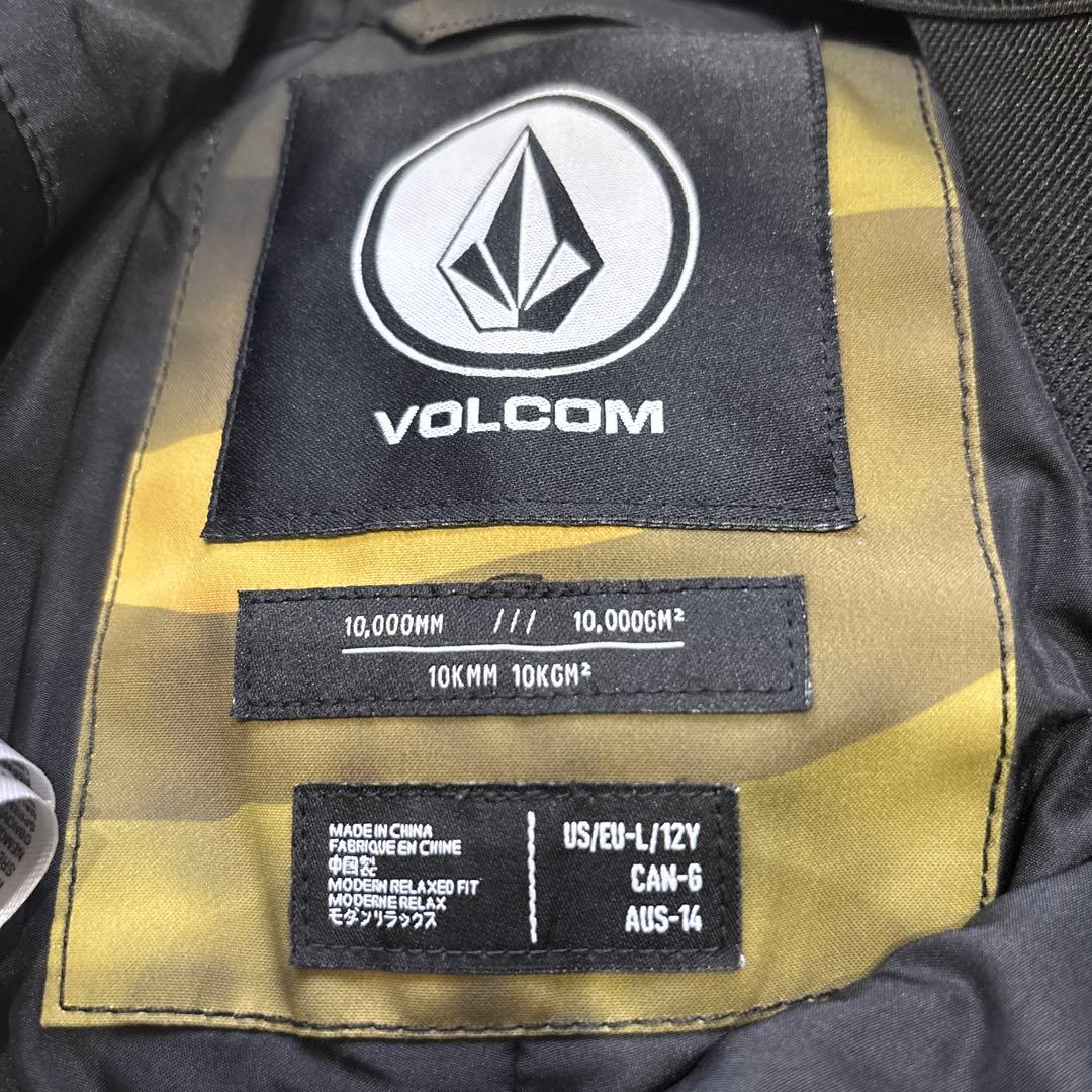 VOLCOM ボルコム キッズ ユース スノーボード ウェア ビブパンツLサイズ