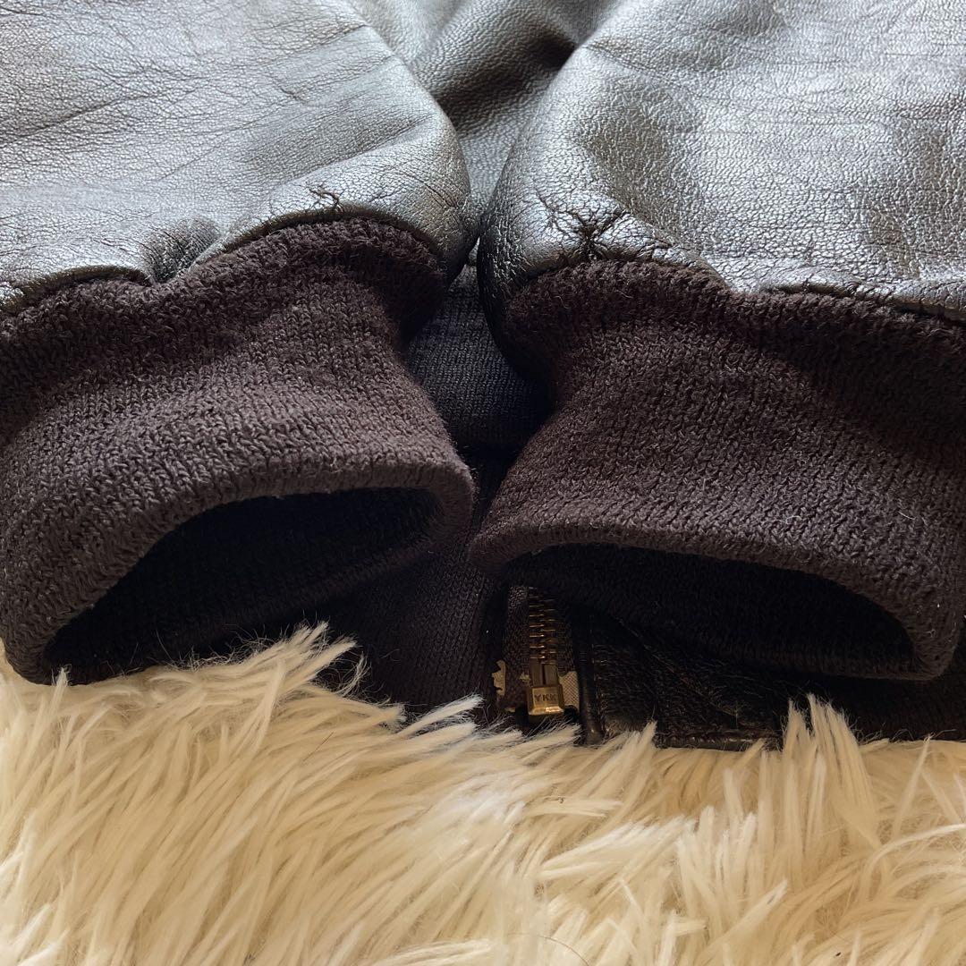 人気✨90's レザージャケット　本革　A-2 フライト　XXL ブラウン