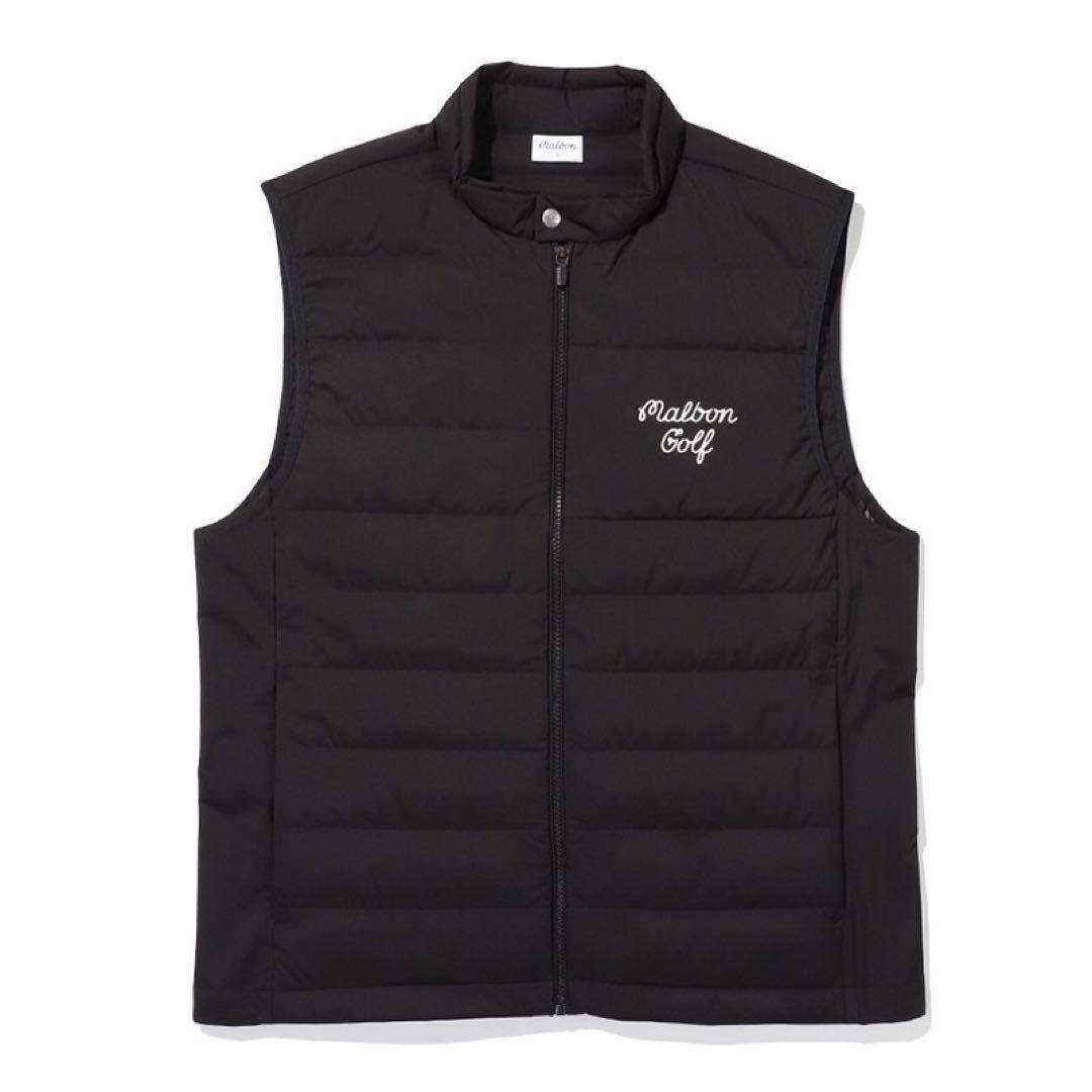 新品未使用 ゴルフ malbon マルボン メンズ ダウン ジャケット ベスト