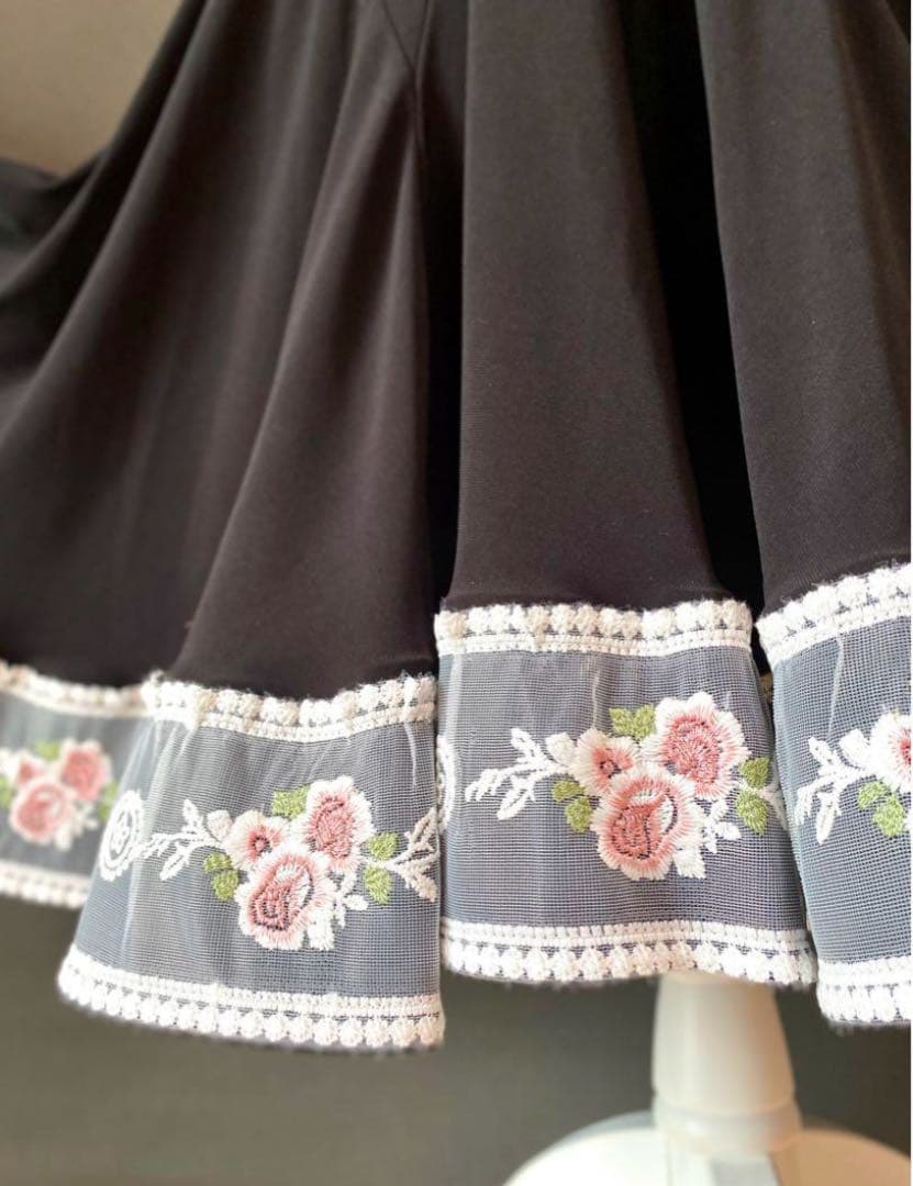 社交ダンス★新品★レッスンウェア★スタンダード★スカート★レース