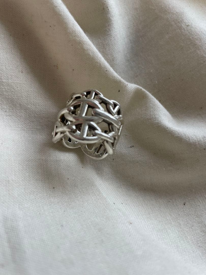 HERMES エルメス シェーヌダンクル リング アンシェネ GM 18号