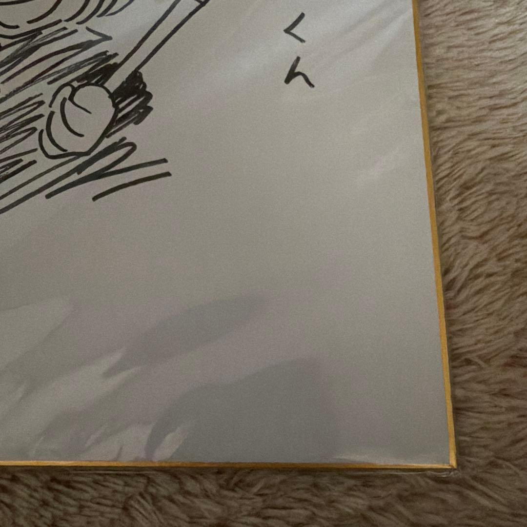 永井豪　ドロロンえん魔くん　直筆イラスト　サイン　色紙　美品