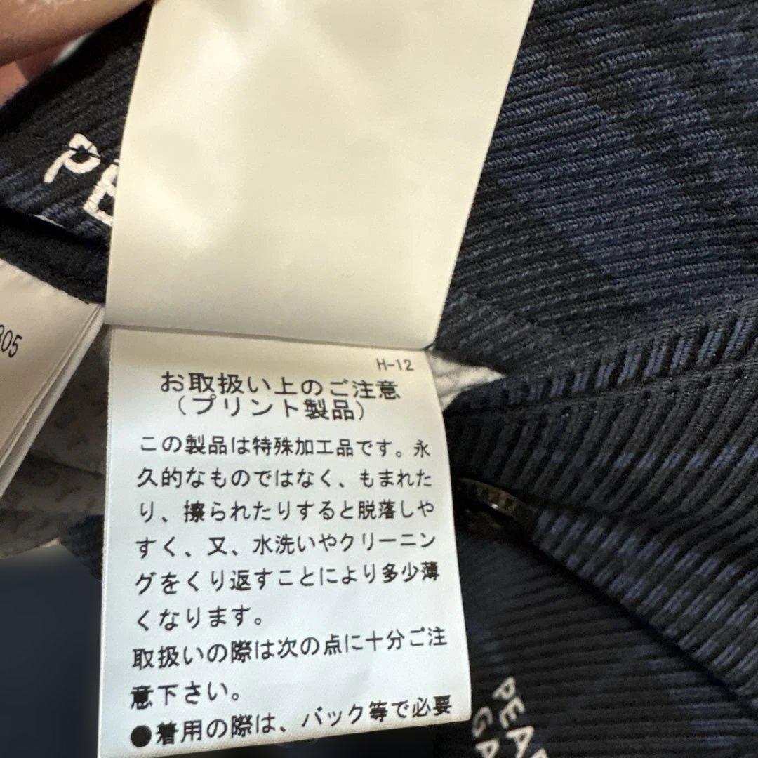 PEARLY GATES チェック柄パンツ ブラック系