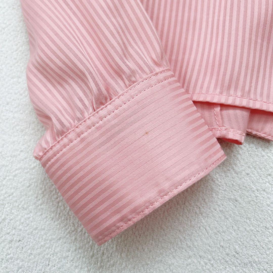 ナラカミーチェ　大きいサイズ　エレガント　華やか　フリル　リボン　ブラウス　LL