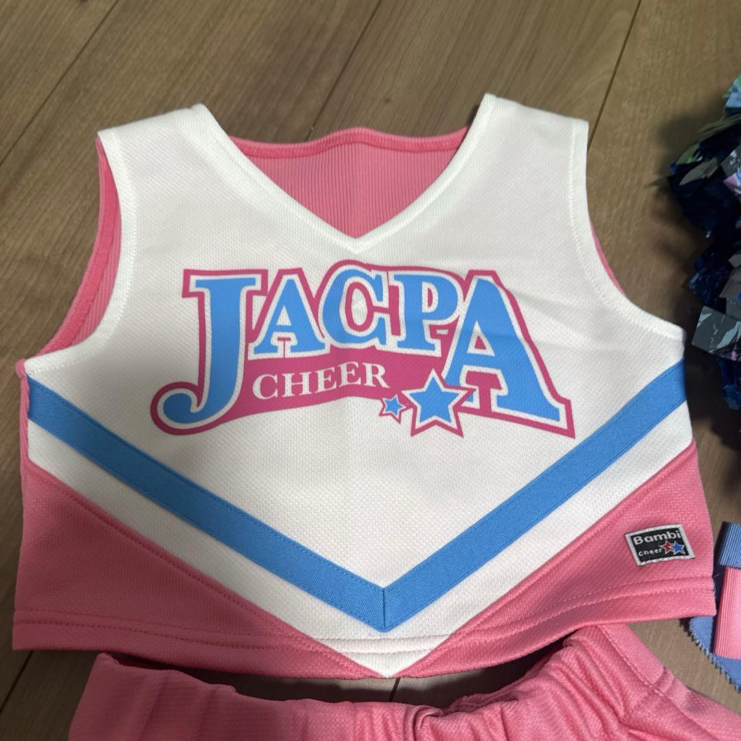 ジャクパ　チア　ユニフォーム　リボン　ポンポン