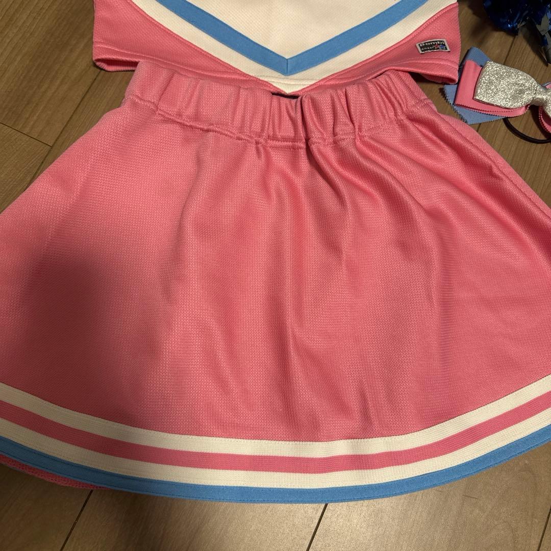 ジャクパ　チア　ユニフォーム　リボン　ポンポン