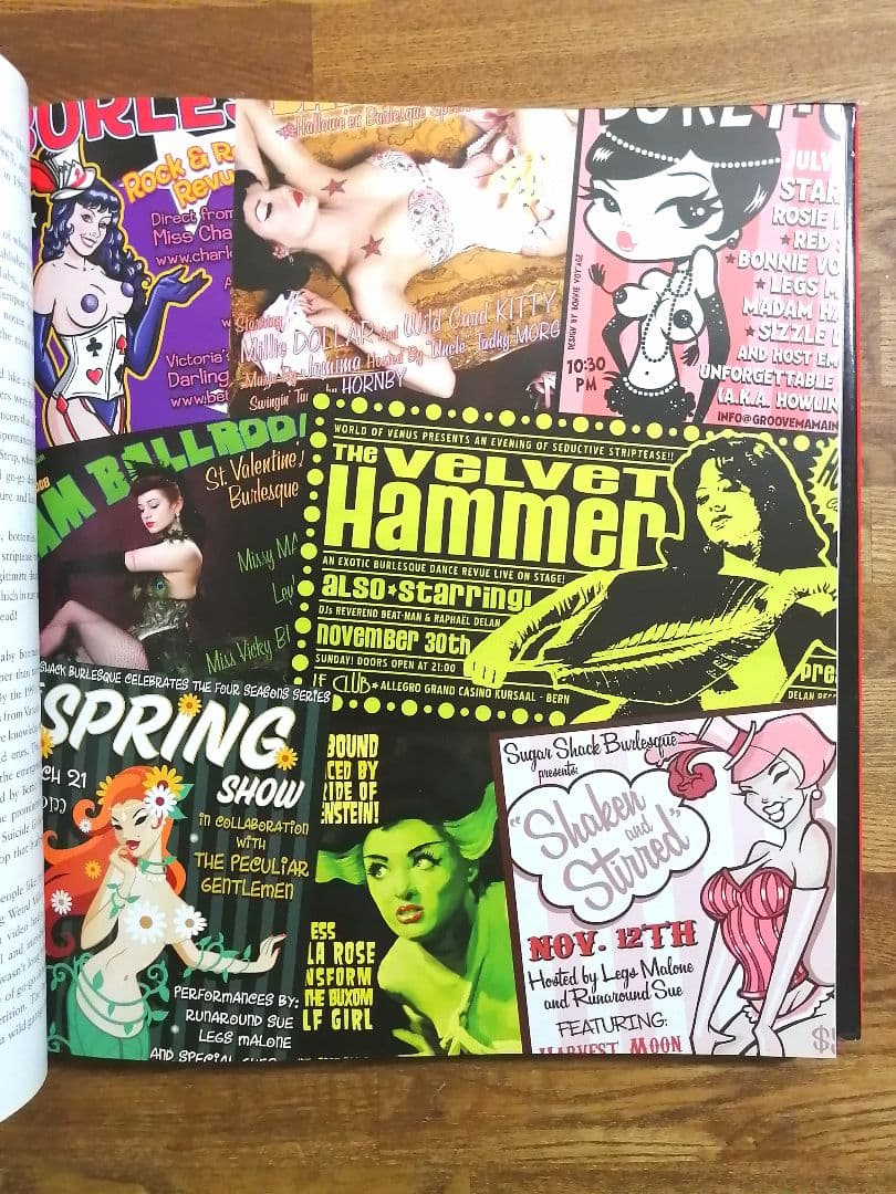 アート・デザイン・音楽 Burlesque Poster Design The Art of Tease