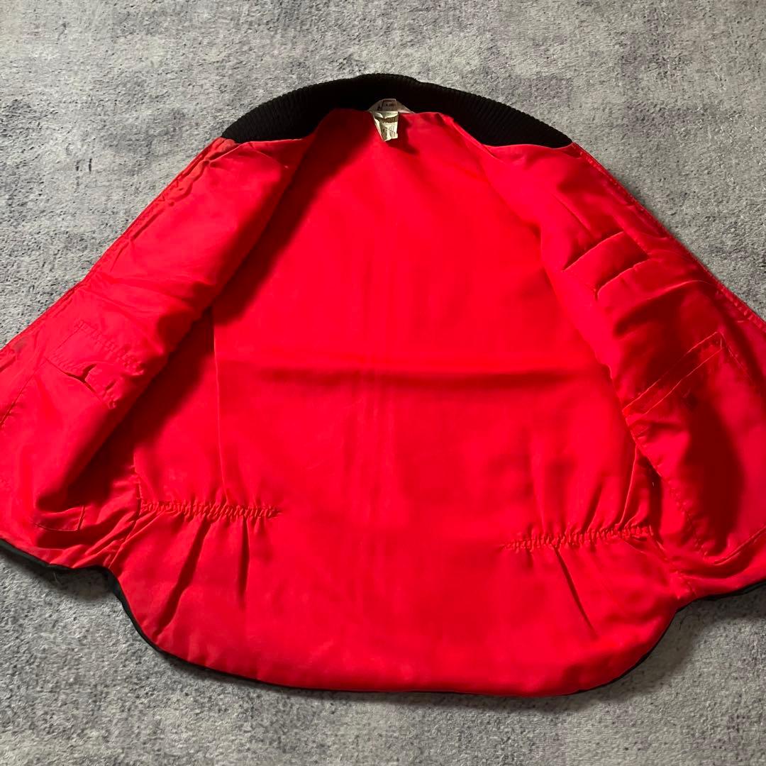 80sAVONSPORTSWEARキルティング中綿ベストグリーンカナダ製