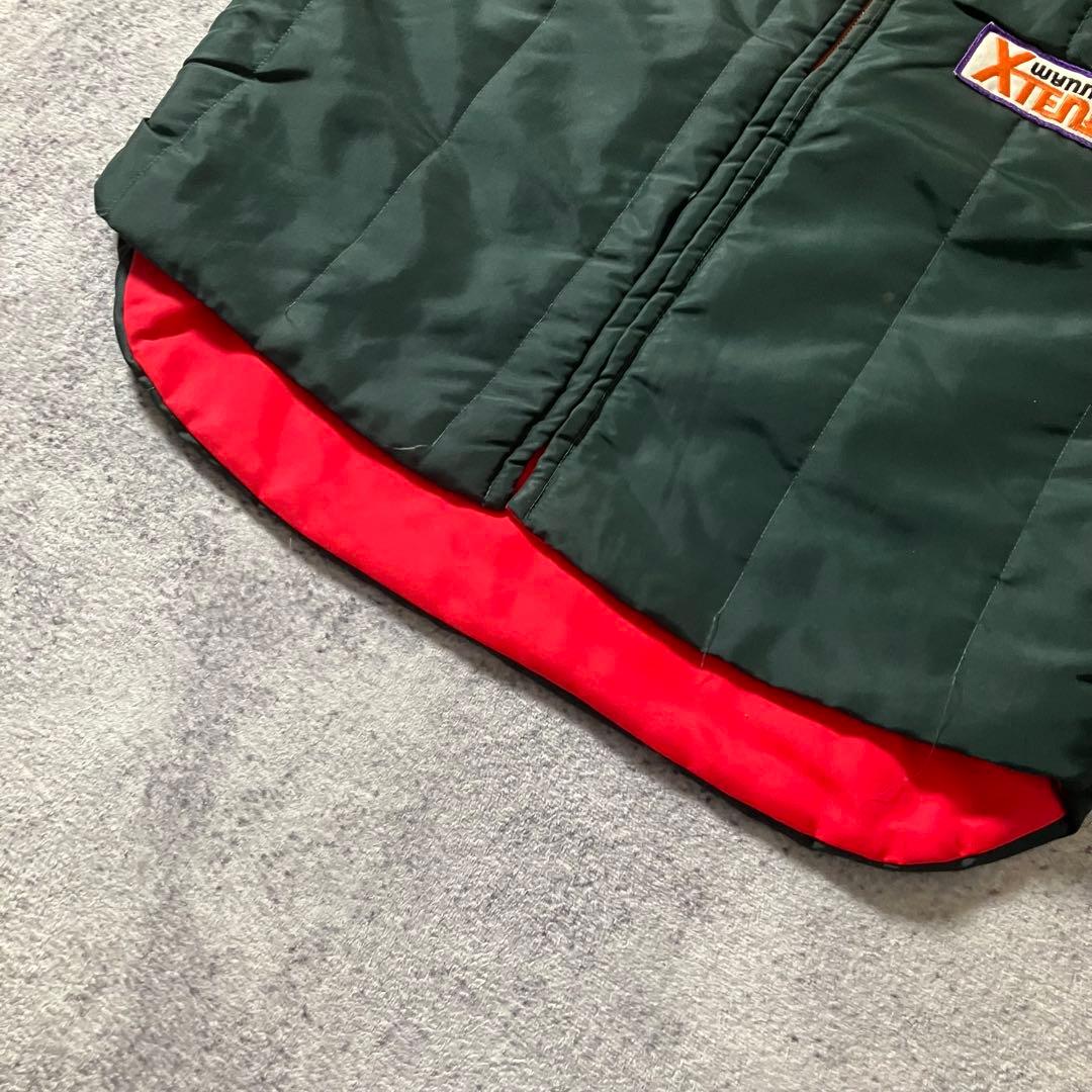 80sAVONSPORTSWEARキルティング中綿ベストグリーンカナダ製