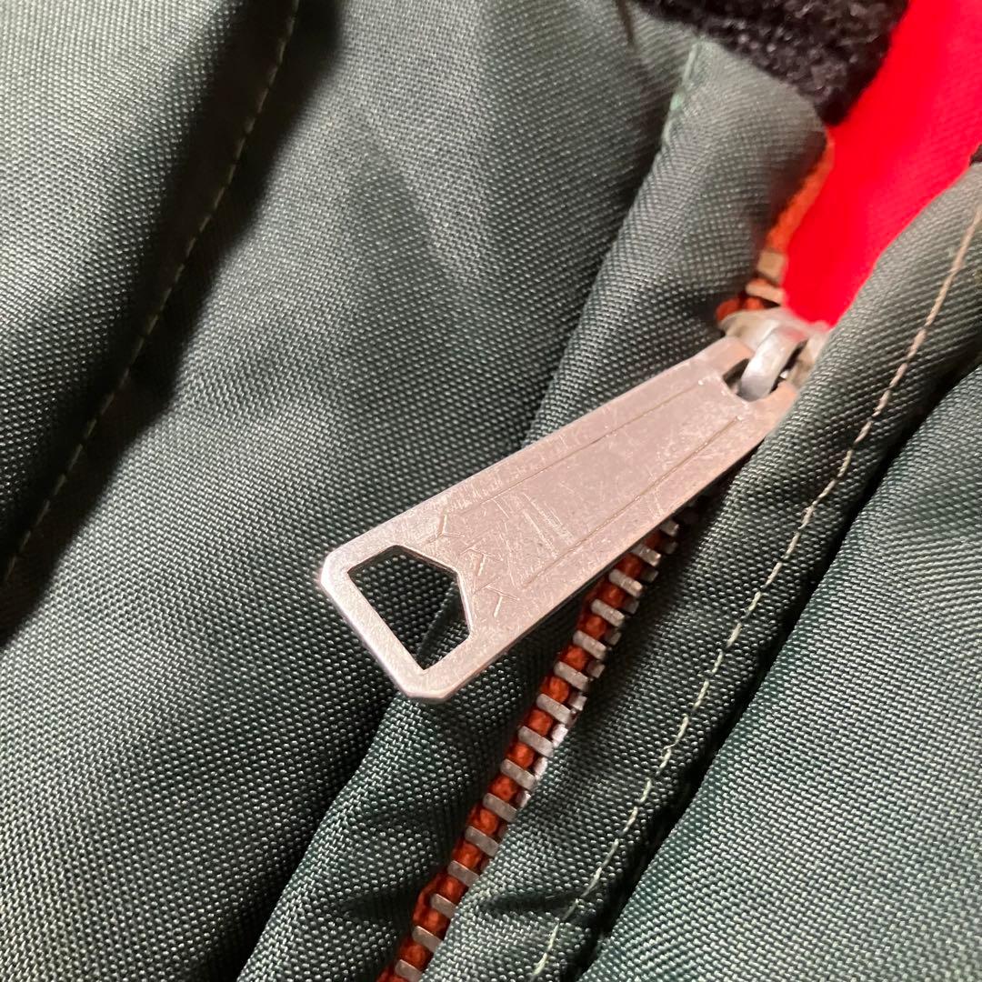 80sAVONSPORTSWEARキルティング中綿ベストグリーンカナダ製